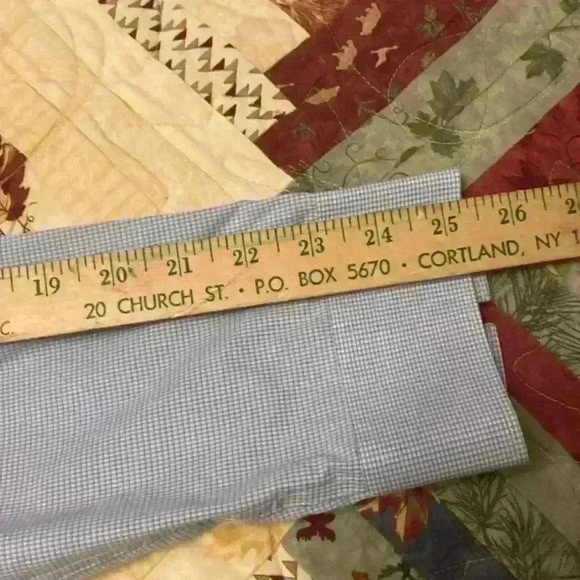 Calvin Klein men’s med dress shirt cool tech non-iron 100% cotton long sleeve - Picture 5 of 6